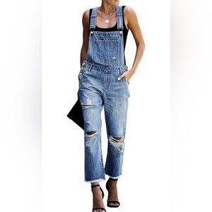 🆕Stylish Blue Denim Overalls for Women